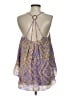 Addison 100% Silk Purple Sleeveless Silk Top Size S - photo 2