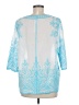 Chico's Blue 3/4 Sleeve Blouse Size Med (1) - photo 2