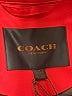 Coach 100% Cotton Red Trenchcoat Size M - photo 6