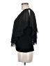Venus 100% Polyester Black Short Sleeve Blouse Size M - photo 5