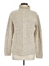 Basic Editions 100% Acrylic Tan Turtleneck Sweater Size M - photo 1