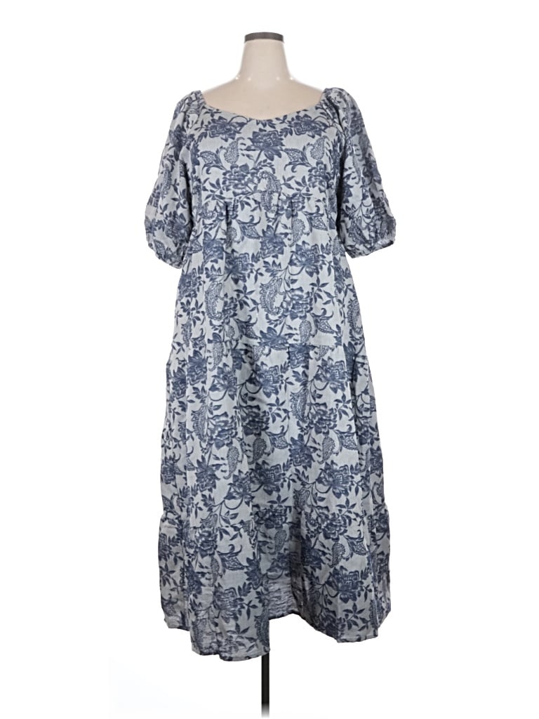 Pre-owned Polagram Casual Dress In Blue