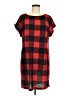 First Love Plaid Red Casual Dress Size M - photo 1