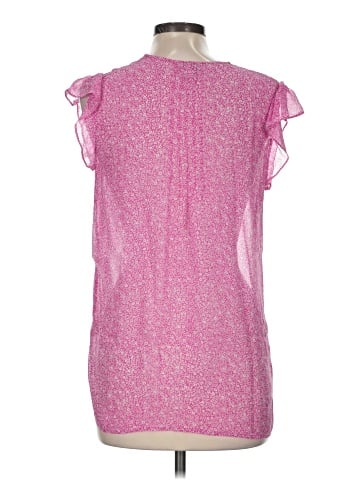 Joie Short Sleeve Silk Top (view 2)