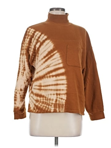 Madewell Tie-Dye (Re)sourced Cotton Mockneck Pocket Sweatshirt (view 1)