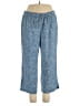 MICHAEL Michael Kors 100% Polyester Paisley Blue Casual Pants Size XL - photo 1
