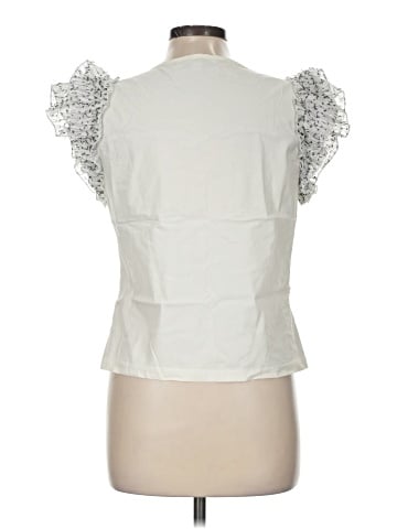 Flat White Short Sleeve Top (view 2)