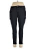 STUDIO BLUE Black Cargo Pants Size 33 waist - photo 1