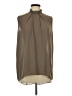 Cato 100% Polyester Brown Sleeveless Blouse Size L - photo 1