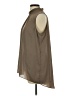 Cato 100% Polyester Brown Sleeveless Blouse Size L - photo 5