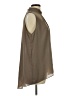 Cato 100% Polyester Brown Sleeveless Blouse Size L - photo 4