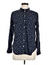 Old Navy Polka Dots Blue Long Sleeve Blouse Size M - photo 1