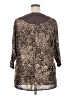 Lena 100% Polyester Brown 3/4 Sleeve Top Size 22 - photo 2