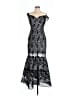 Aidan Mattox 100% Polyester Black Cocktail Dress Size 6 - photo 1