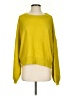 Lumiere Solid Yellow Pullover Sweater Size S - photo 1