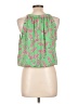 Rose + Olive 100% Polyester Green Sleeveless Blouse Size L - photo 2
