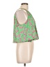 Rose + Olive 100% Polyester Green Sleeveless Blouse Size L - photo 4
