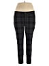Maurices Plaid Black Casual Pants Size 16W Reg - photo 1