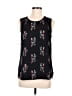 Daniel Rainn 100% Polyester Black Sleeveless Blouse Size M (petite) - photo 1