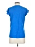 Aryeh Blue Short Sleeve Top Size S - photo 2