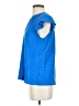 Aryeh Blue Short Sleeve Top Size S - photo 5