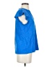 Aryeh Blue Short Sleeve Top Size S - photo 4
