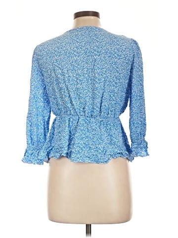 Papaya 3/4 Sleeve Blouse (view 2)