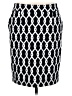 Adrienne Vittadini Graphic Black Formal Skirt Size 8 - photo 1