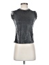 Focus 2000 Metallic Silver Sleeveless Top Size 4 - photo 1