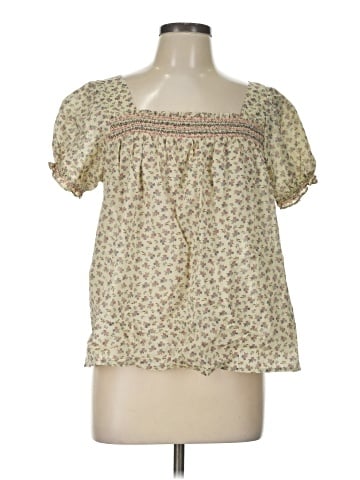 Lucky Brand Short Sleeve Blouse (view 1)