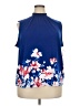 Elle Blue Sleeveless Blouse Size XXL - photo 1