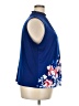 Elle Blue Sleeveless Blouse Size XXL - photo 4