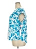 Elle Blue Short Sleeve Blouse Size XXL - photo 5