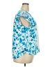 Elle Blue Short Sleeve Blouse Size XXL - photo 4