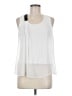 DKNYC 100% Polyester White Sleeveless Blouse Size M (estimated) - photo 1
