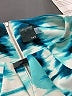 Gabby Skye Print Blue Cocktail Dress Size 8 - photo 6