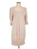 BCBGMAXAZRIA Solid Tan Casual Dress Size L - photo 1