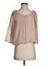 Hinge Tan 3/4 Sleeve Blouse Size S - photo 1
