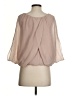 Hinge Tan 3/4 Sleeve Blouse Size S - photo 2