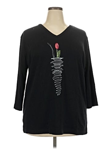Victoria 3/4 Sleeve T-Shirt (view 1)
