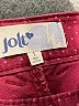 Jolt Hearts Burgundy Jeans Size 1 - photo 7