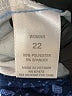db established 1962 Paisley Blue Cocktail Dress Size 22w - photo 8
