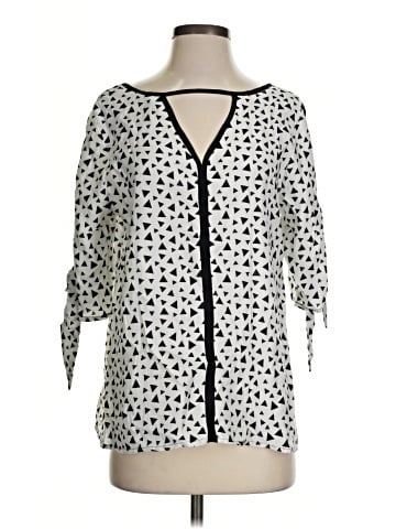Cubism 3/4 Sleeve Blouse (view 1)