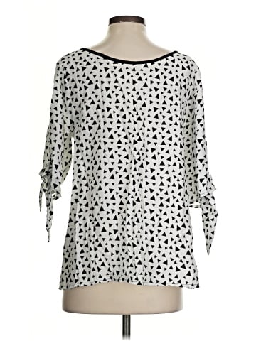 Cubism 3/4 Sleeve Blouse (view 2)