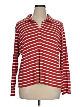 Caslon Long Sleeve Polo (view 1)