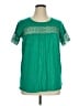 Cupio Green Short Sleeve Blouse Size XL - photo 1