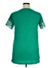 Cupio Green Short Sleeve Blouse Size XL - photo 2