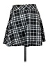 Full Tilt Plaid Gray Casual Skirt Size S - photo 2