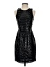 BCBGMAXAZRIA 100% Polyester Metallic Black Cocktail Dress Size 2 - photo 1