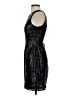 BCBGMAXAZRIA 100% Polyester Metallic Black Cocktail Dress Size 2 - photo 5